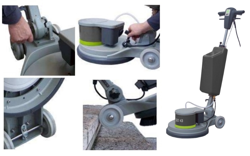 máy chà sàn đơn IPC SD43 HD di chuyển linh hoạt